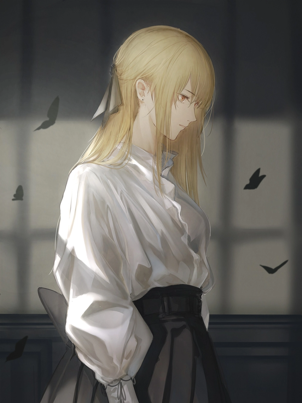 hình ảnh anime tóc vàng ấn tượng khó quên 