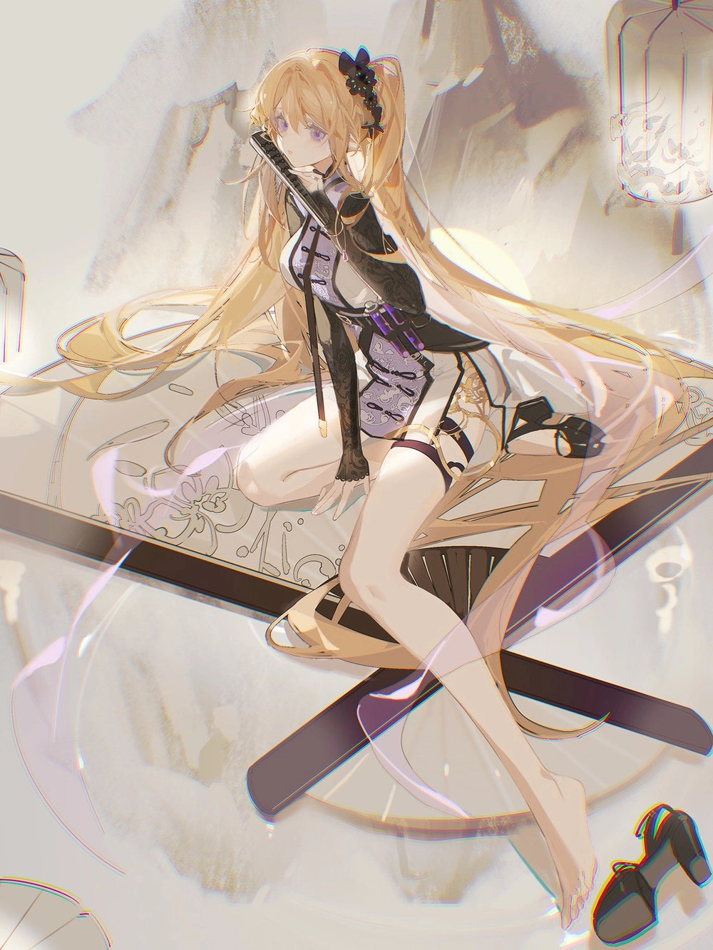 ảnh anime tóc vàng chuẩn HD 
