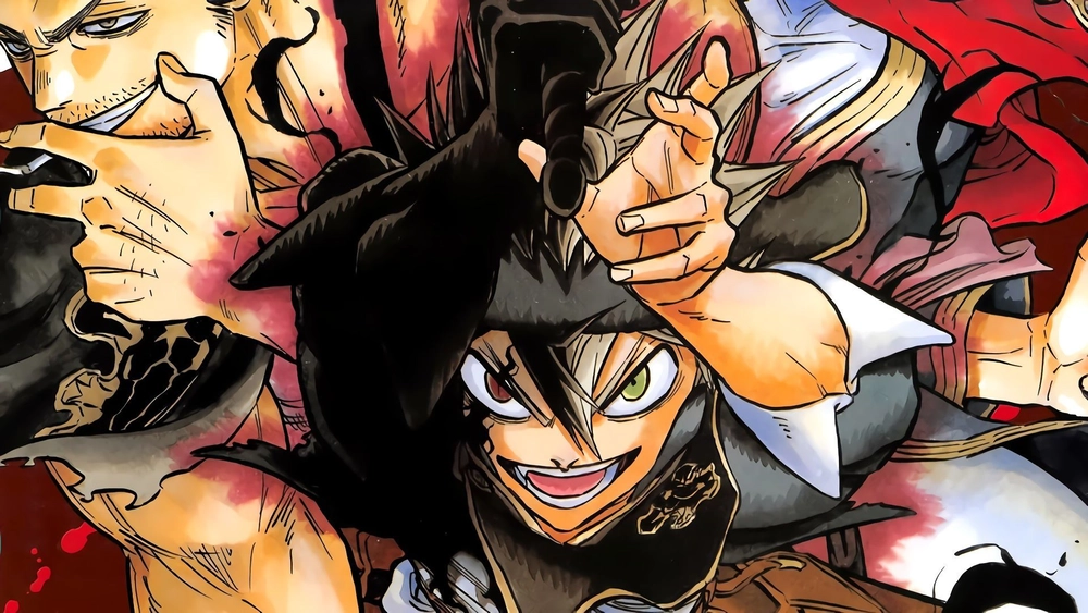 ảnh asta chiến đấu trong black clover 