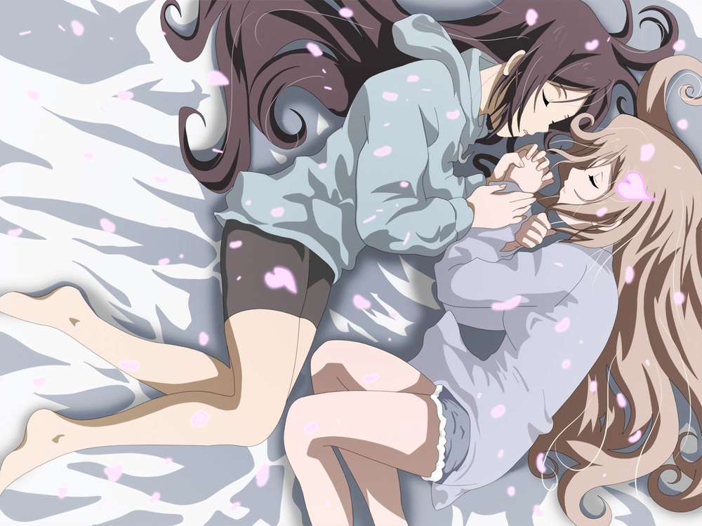 hình ảnh anime bách hợp tạo cảm hứng cho fan art 