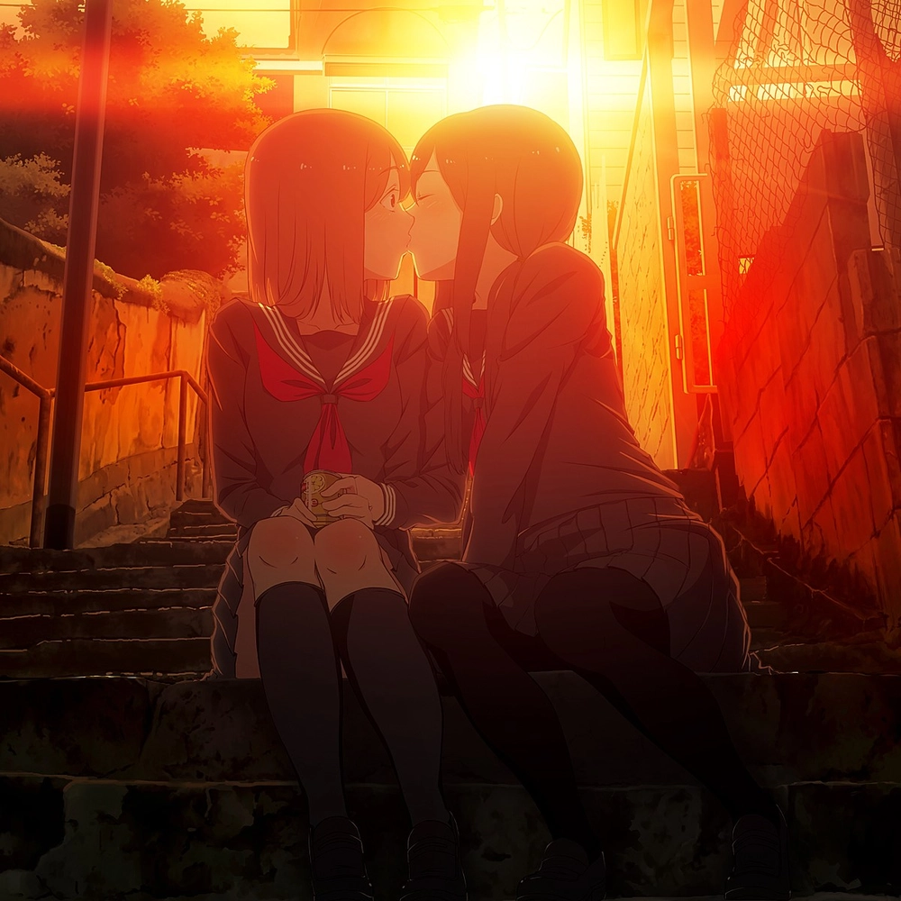 anime yuri lãng mạn 