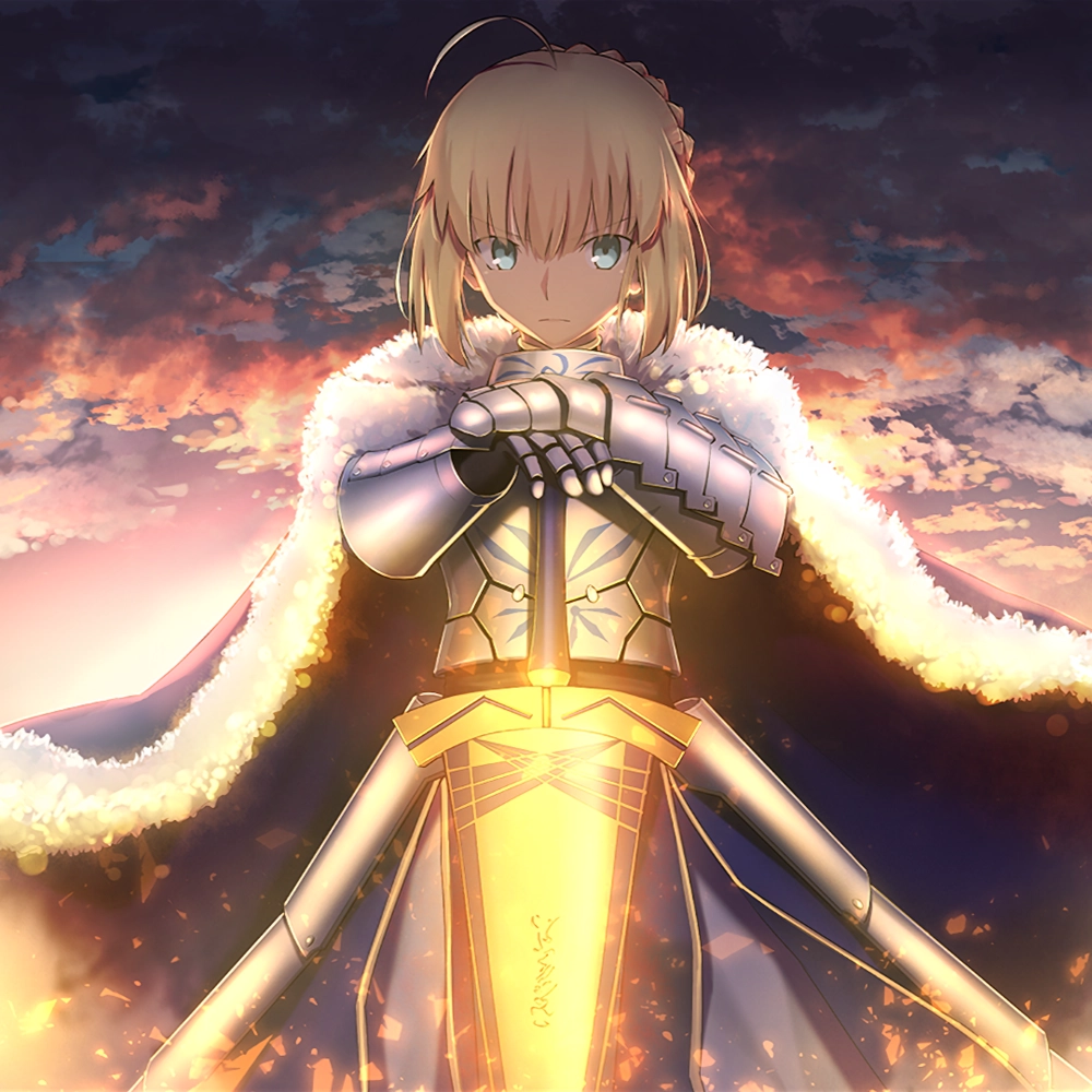 fate saber xinh đẹp mạnh mẽ 