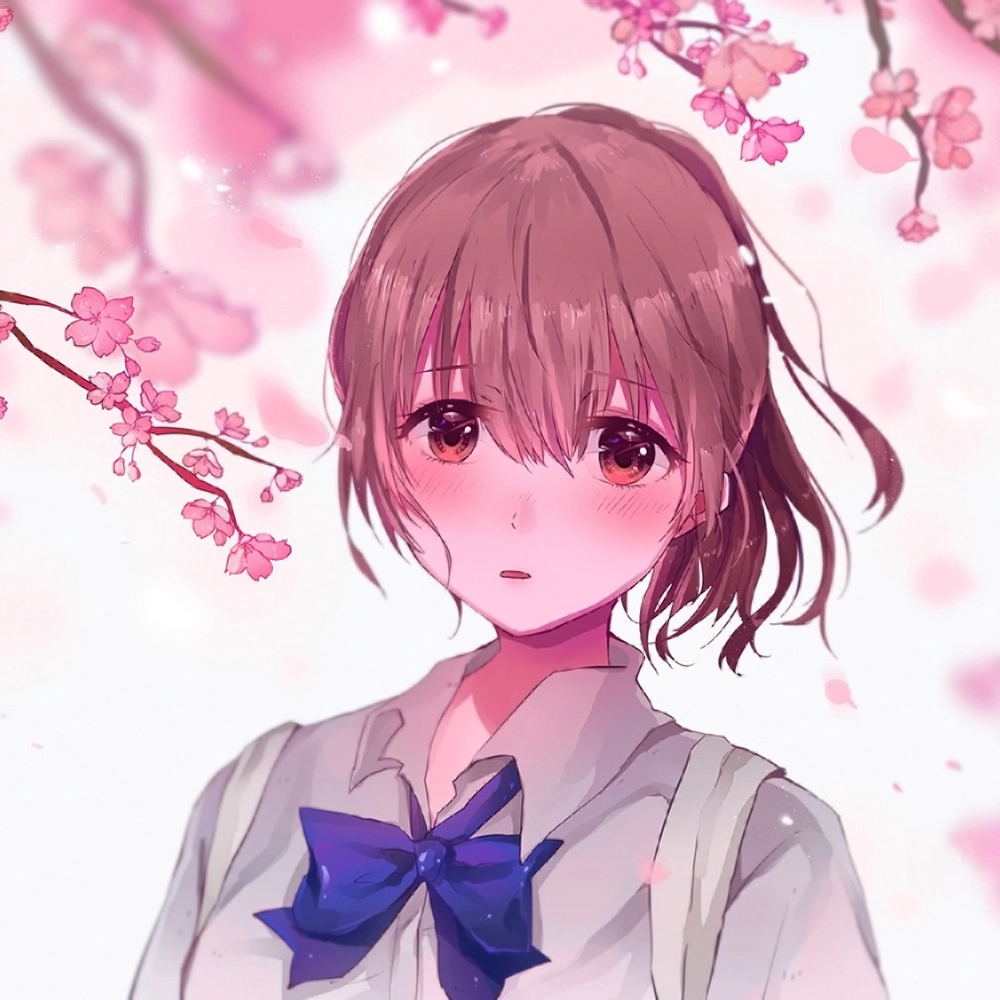 ảnh shouko nishimiya cute phong cách anime Nhật 