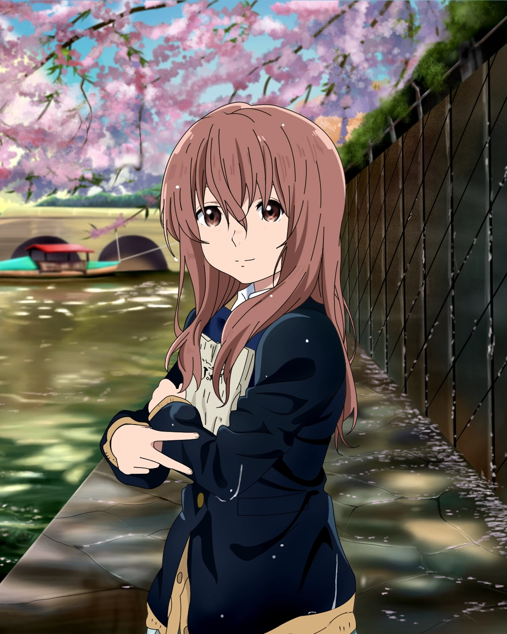 hình shouko nishimiya dễ thương phong cách kawaii 