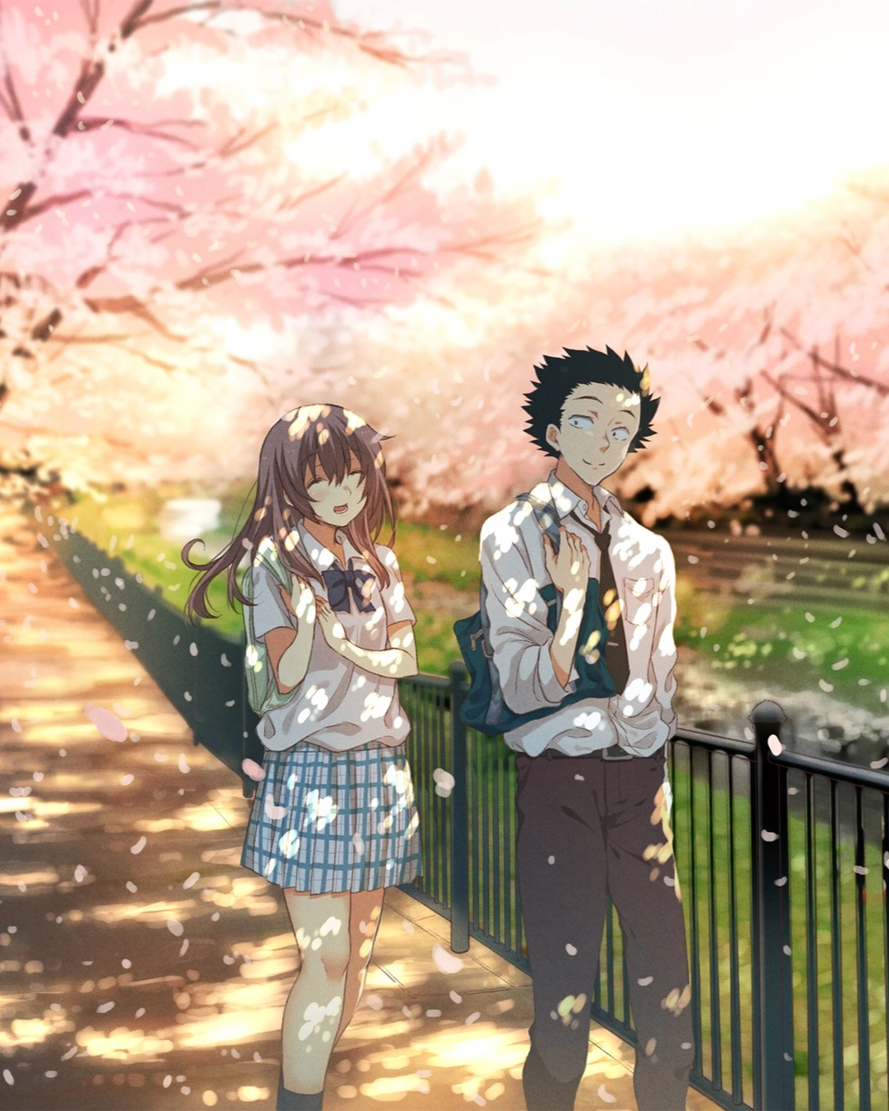 nishimiya x shouya couple lãng mạn 