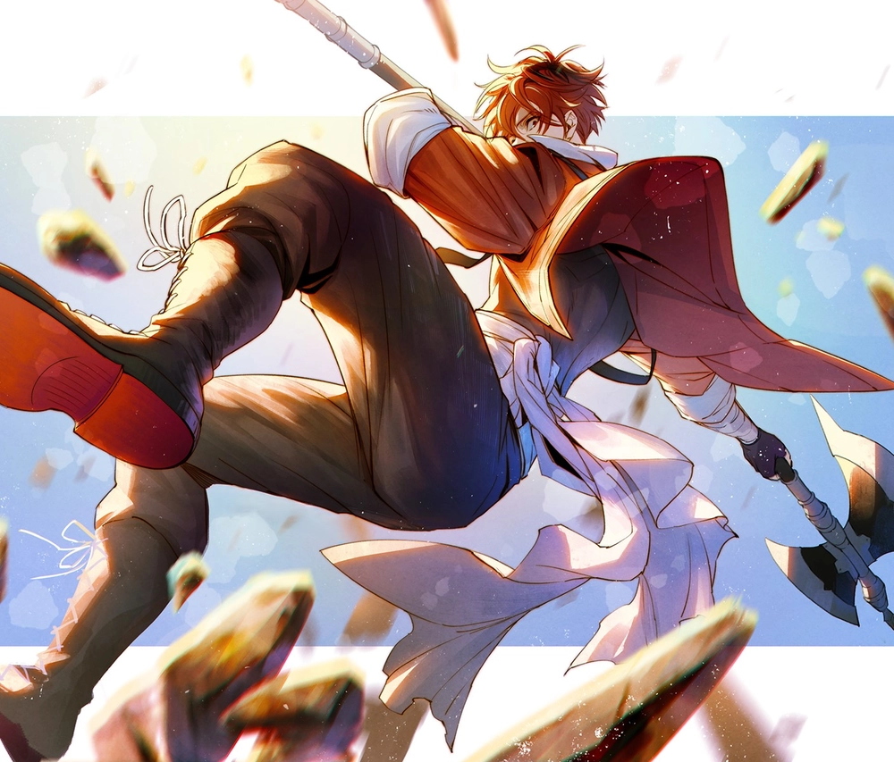 ảnh stark tạo dáng chiến đấu 