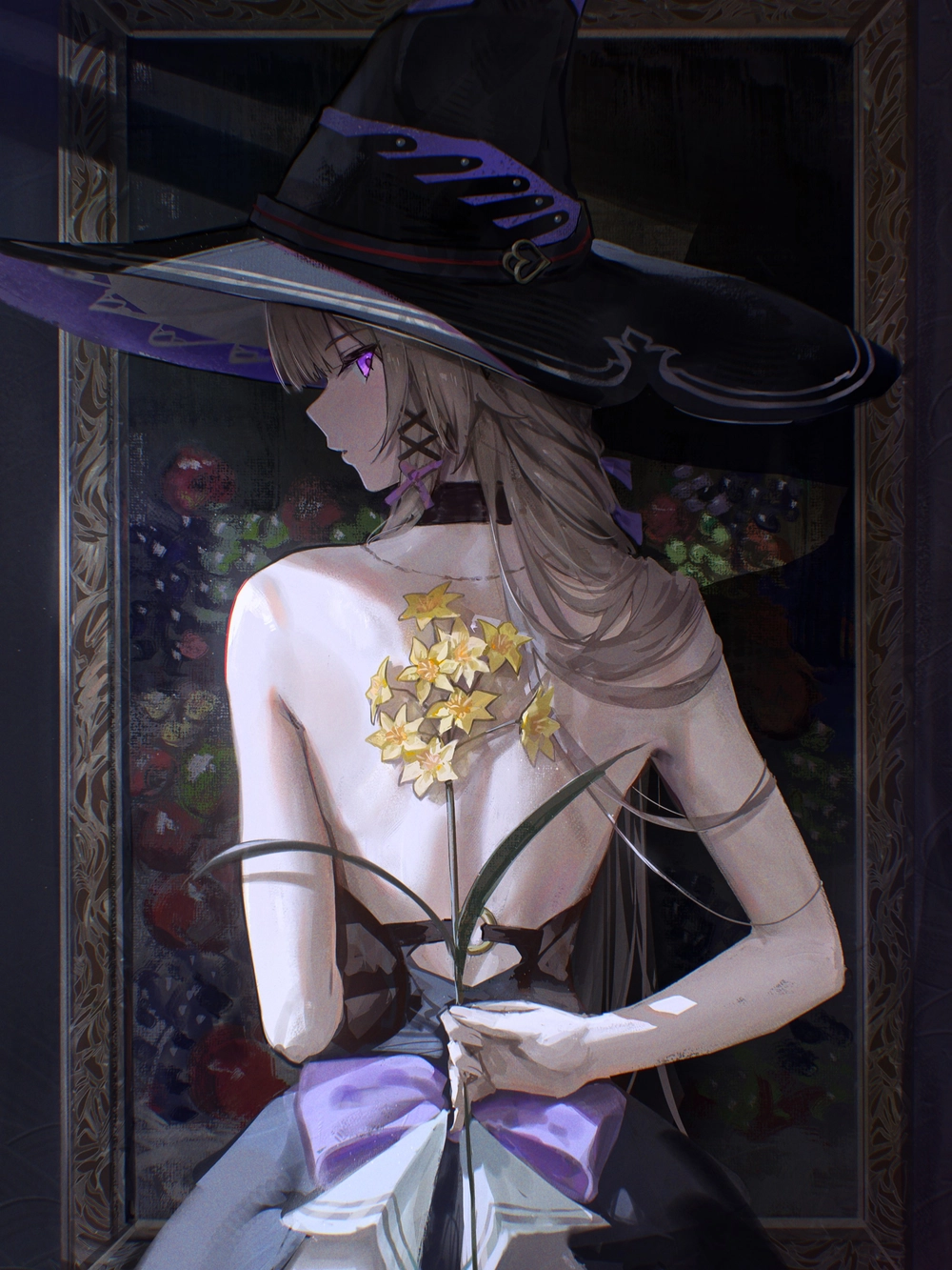 ảnh anime quay lưng trời tối 