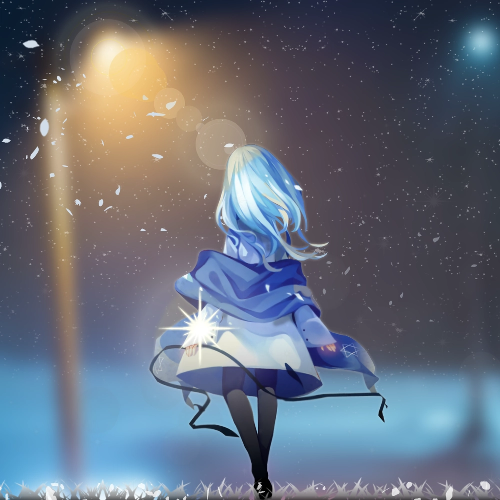 ảnh anime quay lưng nghệ thuật 