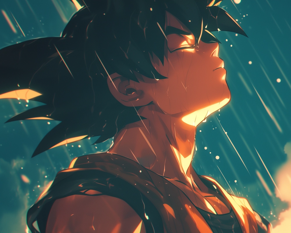 ảnh thất tình anime khóc trong mưa 