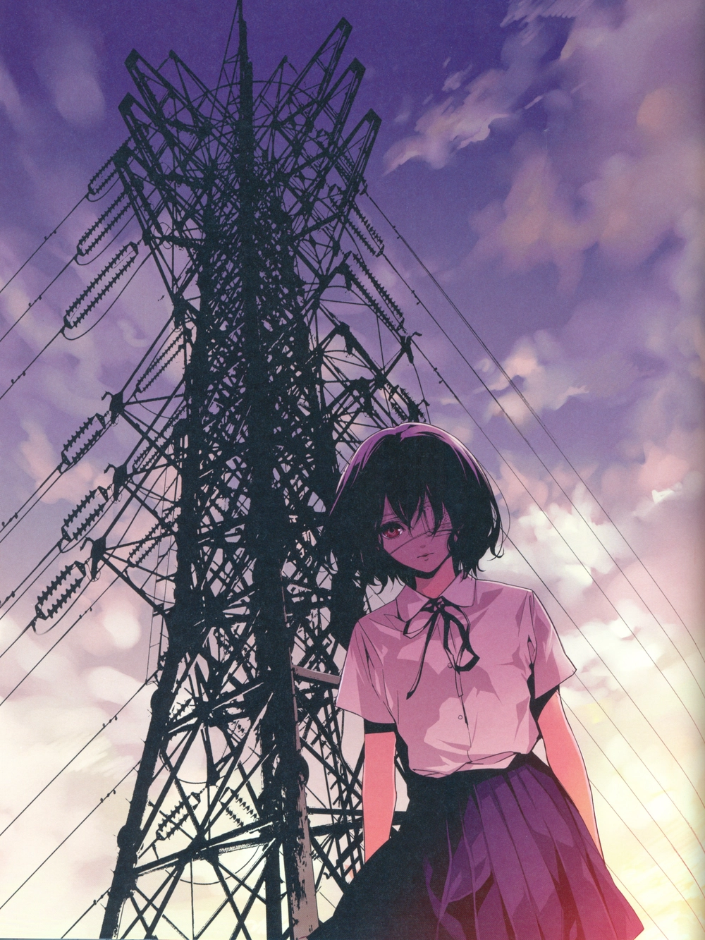 anime nữ vô cảm thần thái lạ