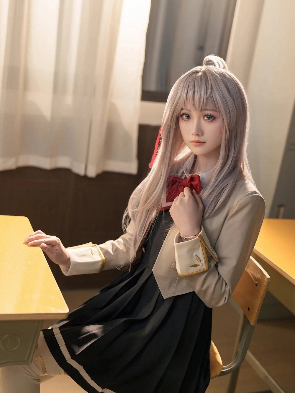 hình cosplay arya anime nữ sinh 