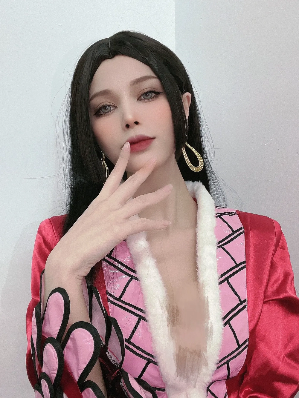 boa cosplay cận mặt 