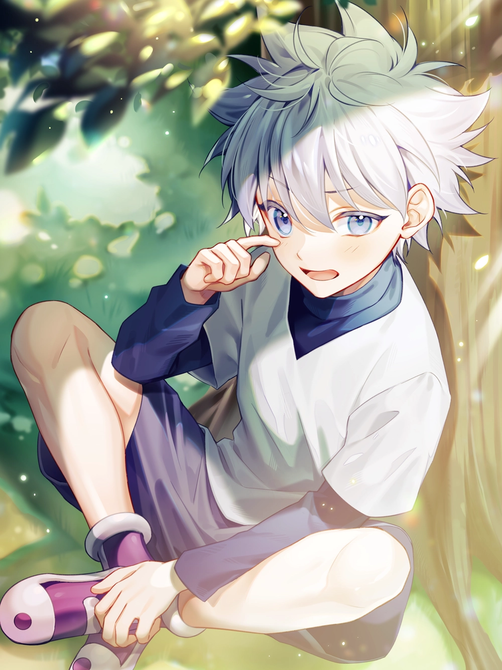 ảnh đẹp của killua trong hunter x hunter