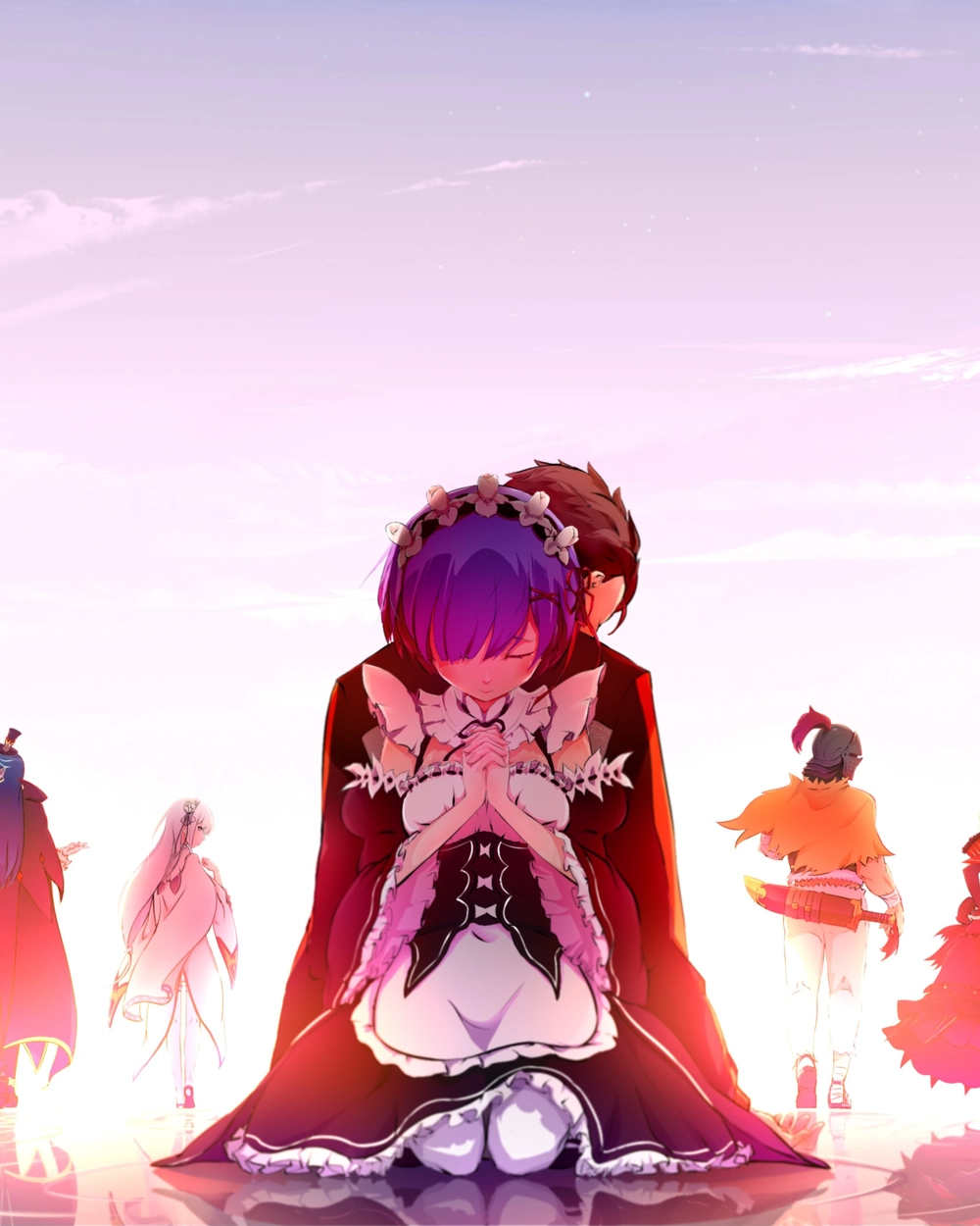 ảnh anime re zero full hd rõ nét 