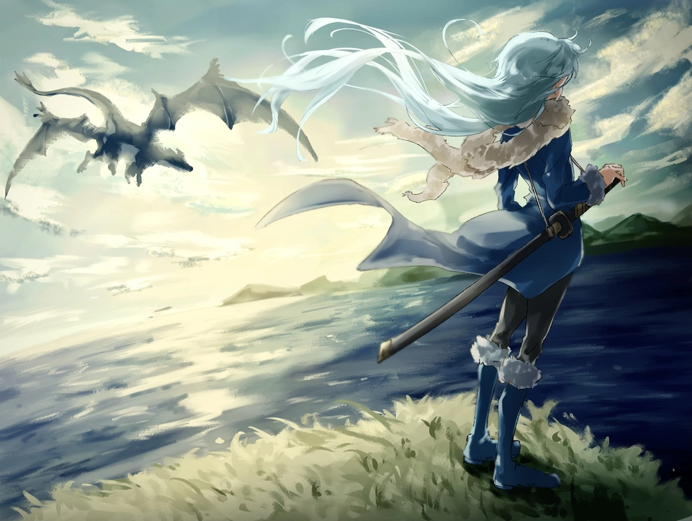 anime rimuru hình nền đẹp 