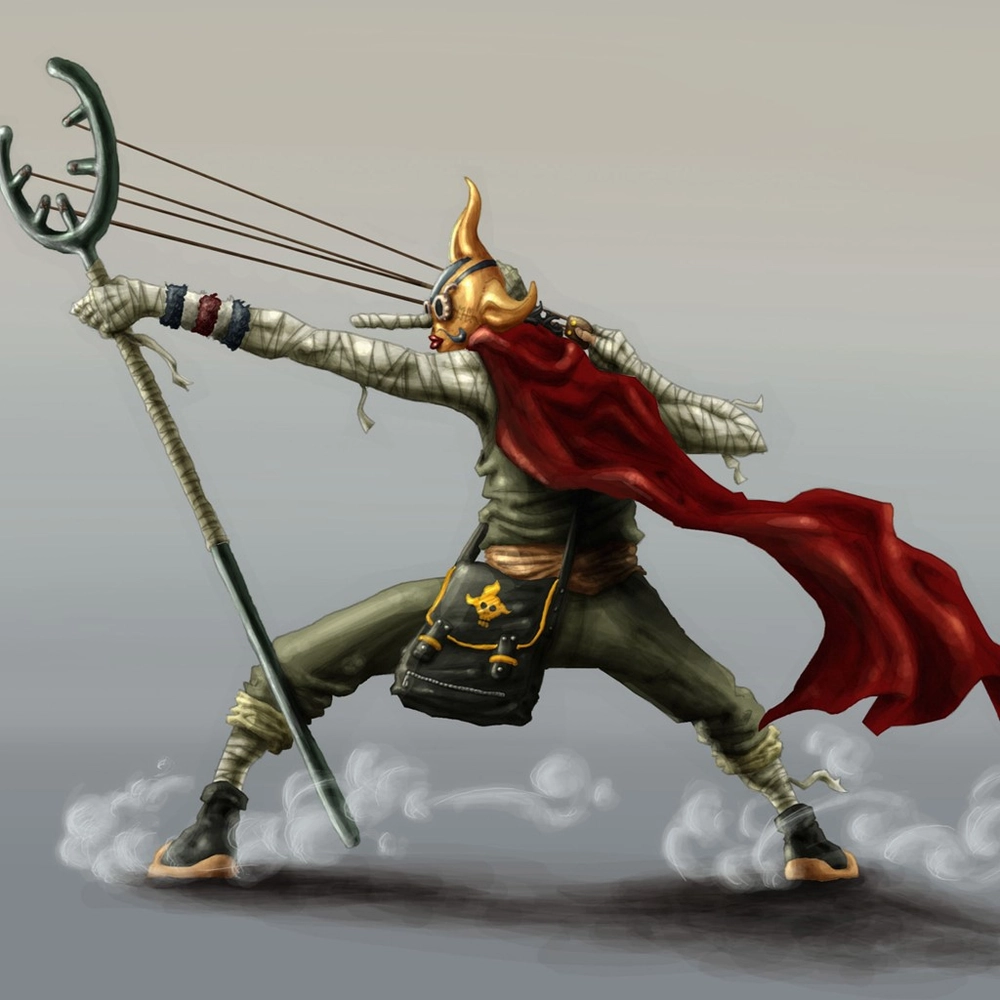 ảnh usopp ngầu với súng cao su