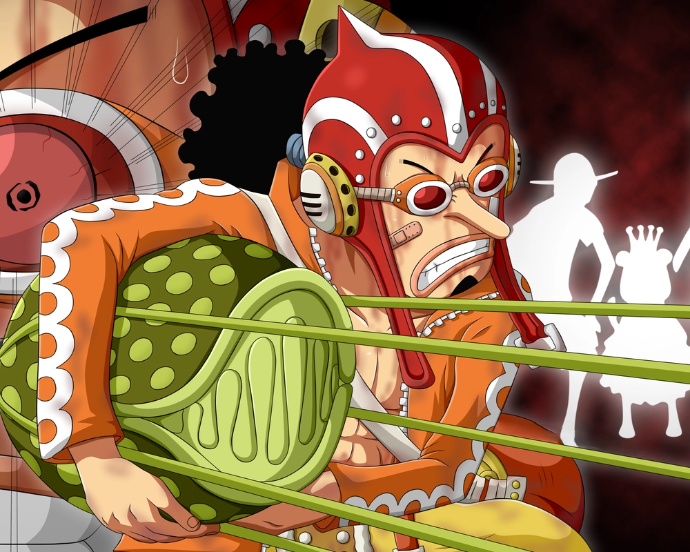 ảnh usopp ngầu đang chiến đấu