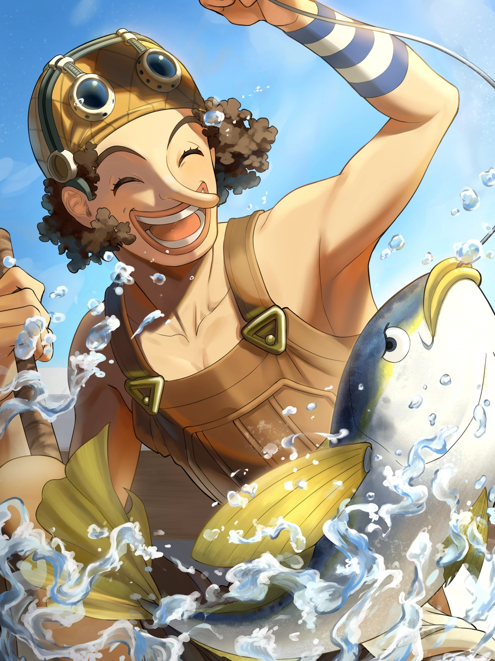 ảnh one piece usopp bản vẽ tay đẹp