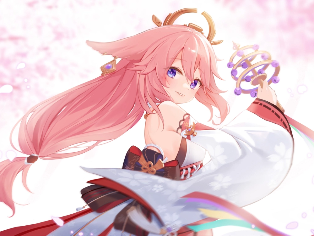 hình yae miko game genshin 