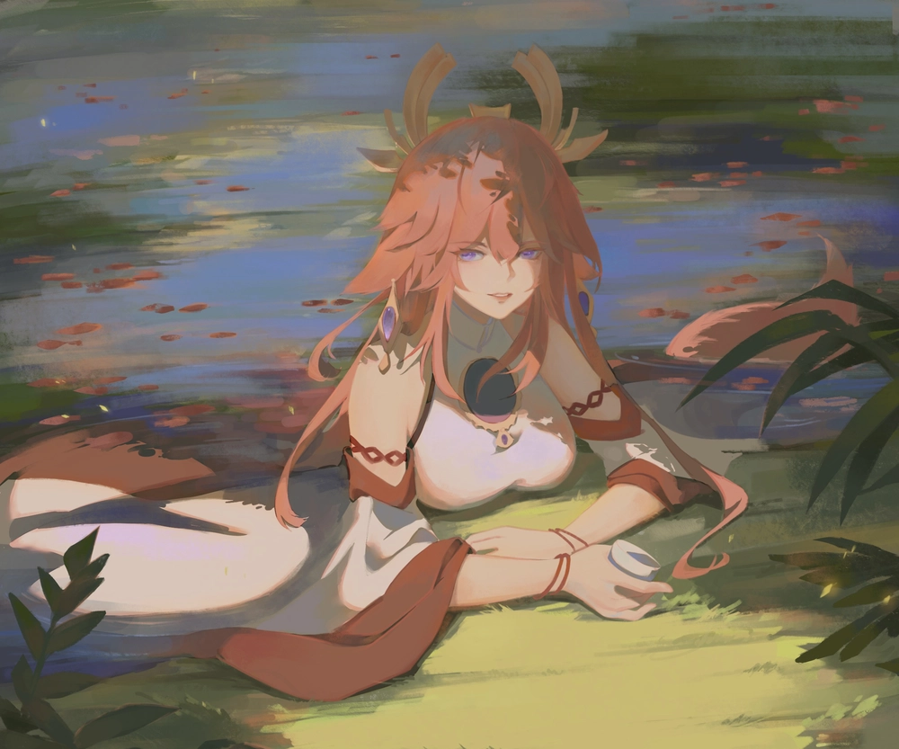 hình anime girl yae miko 