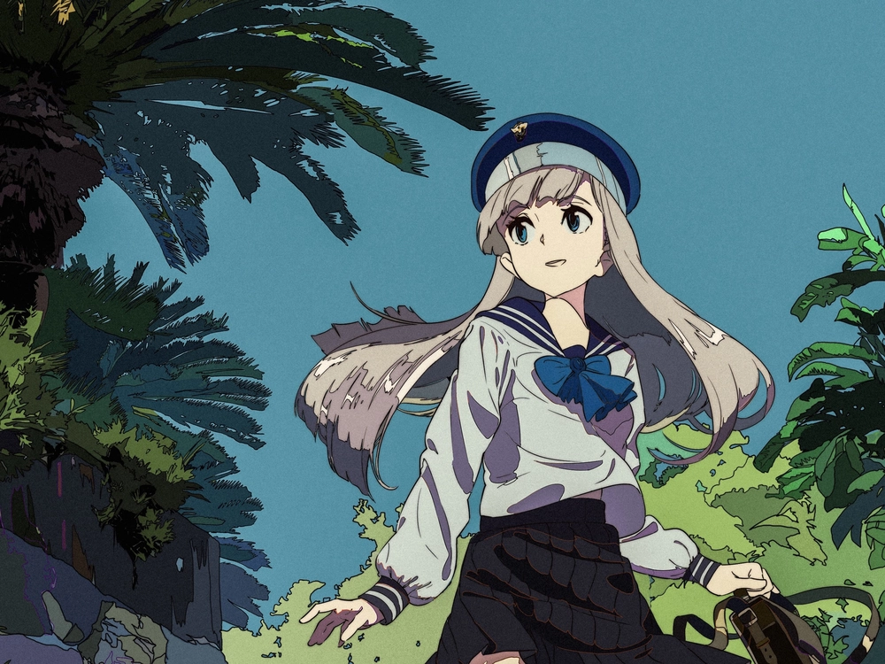 hình ảnh anime học đường lãng mạn 