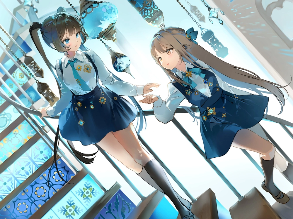hình anime học đường cute đẹp 