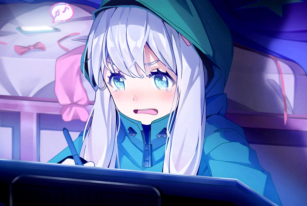 anime làm việc siêng năng 