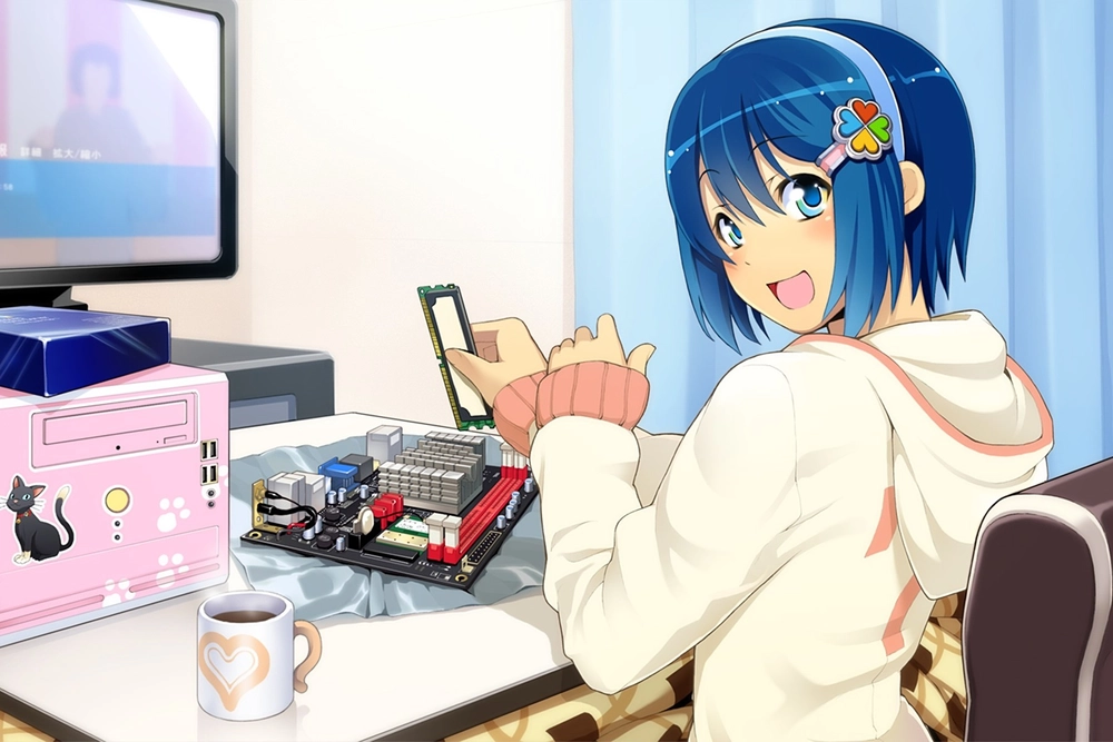 hình ảnh anime công sở 