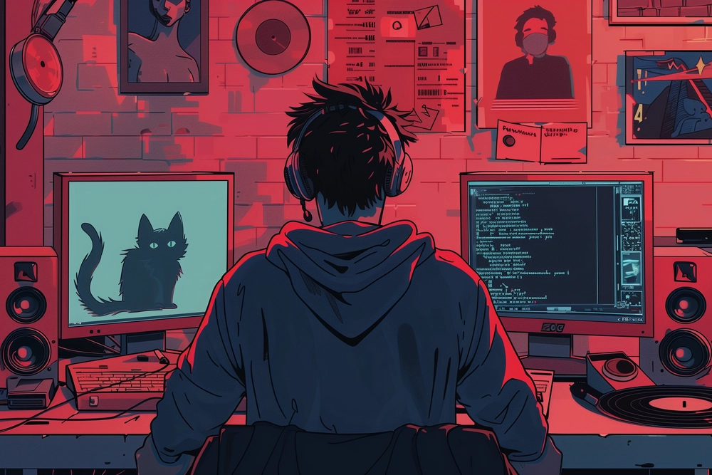 ảnh anime công sở 