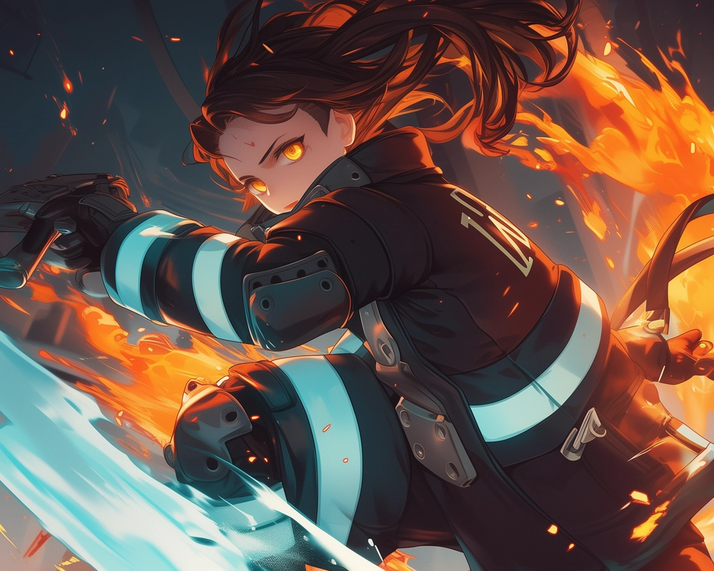 fire force anime hình nền