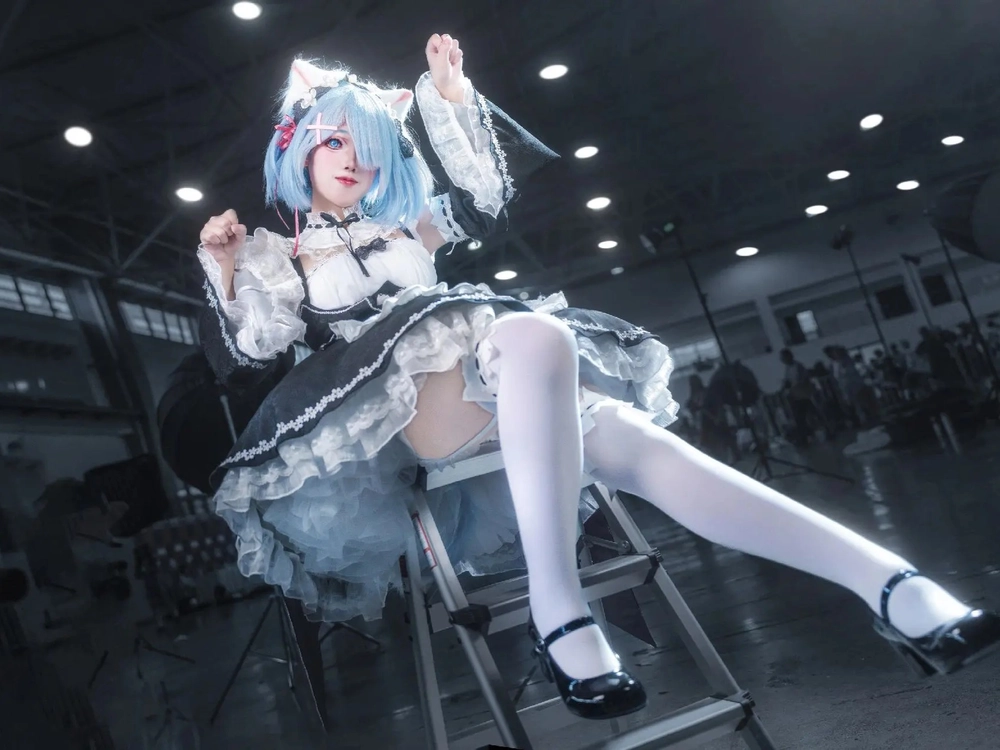 hình cosplay hầu gái cosplay girl 