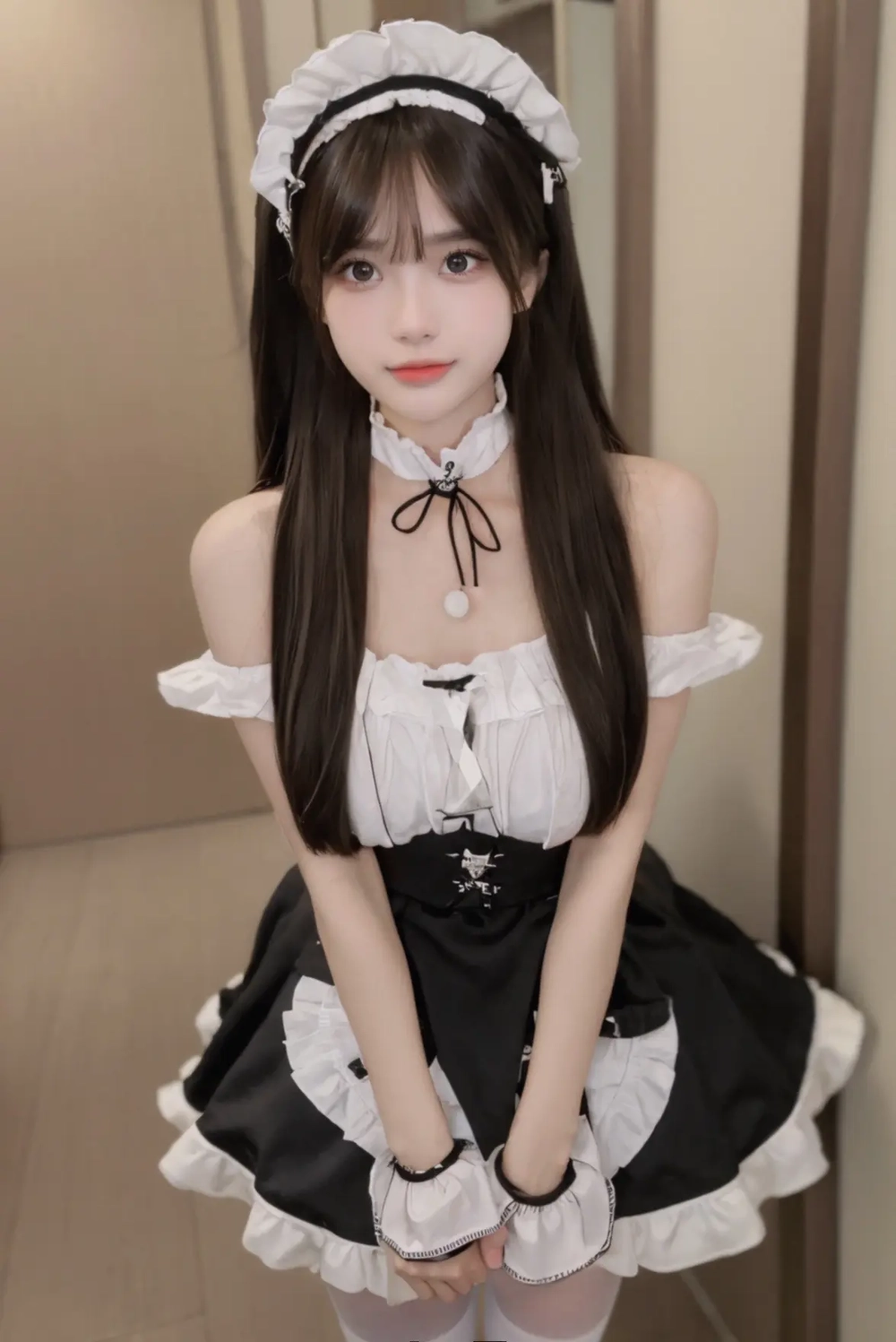 hình ảnh cosplay hầu gái đẹp mê ly 