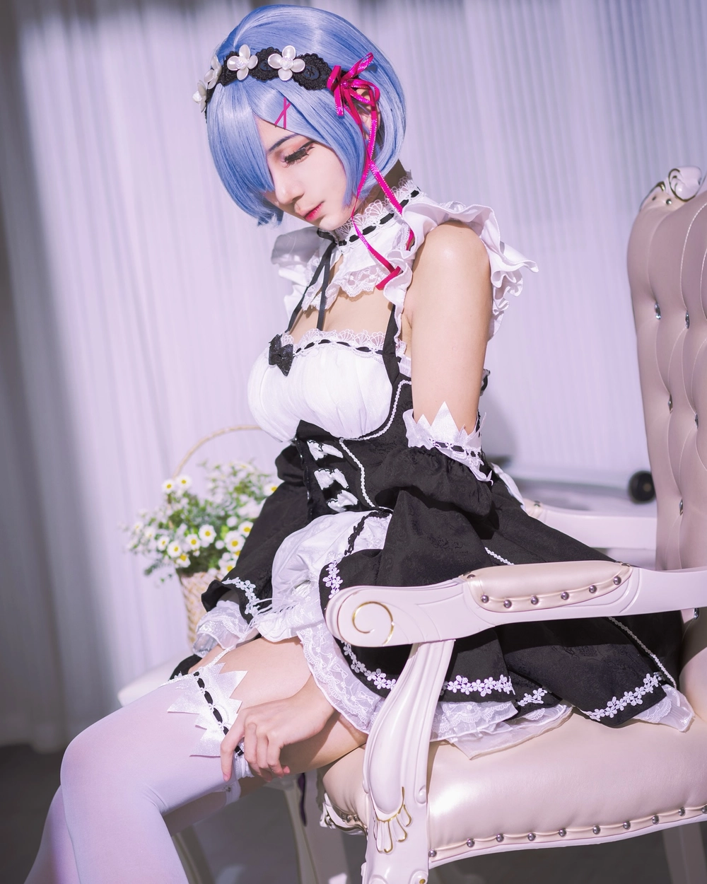 hình cosplay hầu gái đẹp tự nhiên 