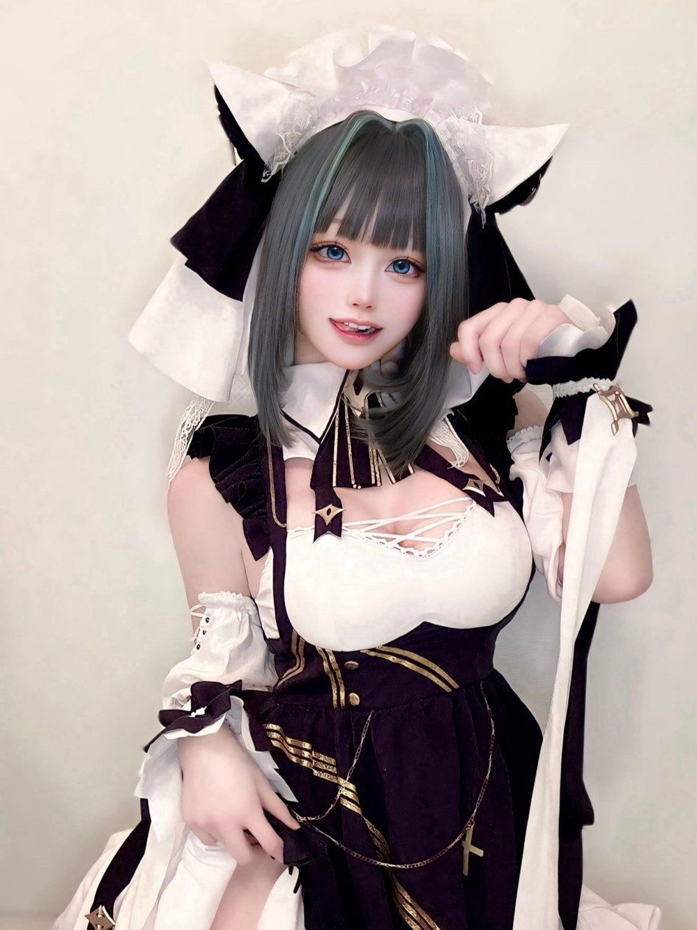 ảnh cosplay hầu gái hd 
