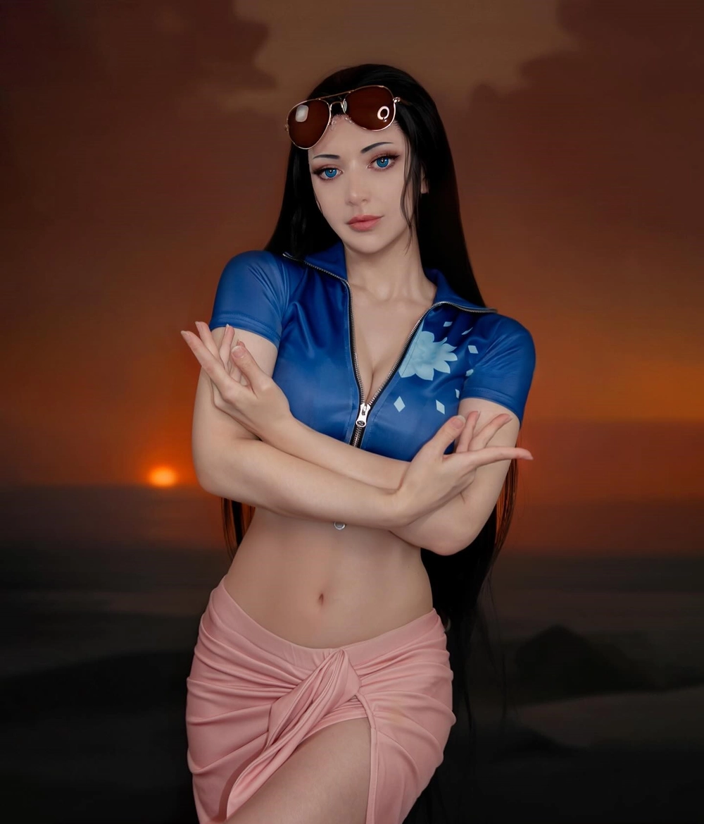 hình ảnh cosplay nico robin phong cách one piece 