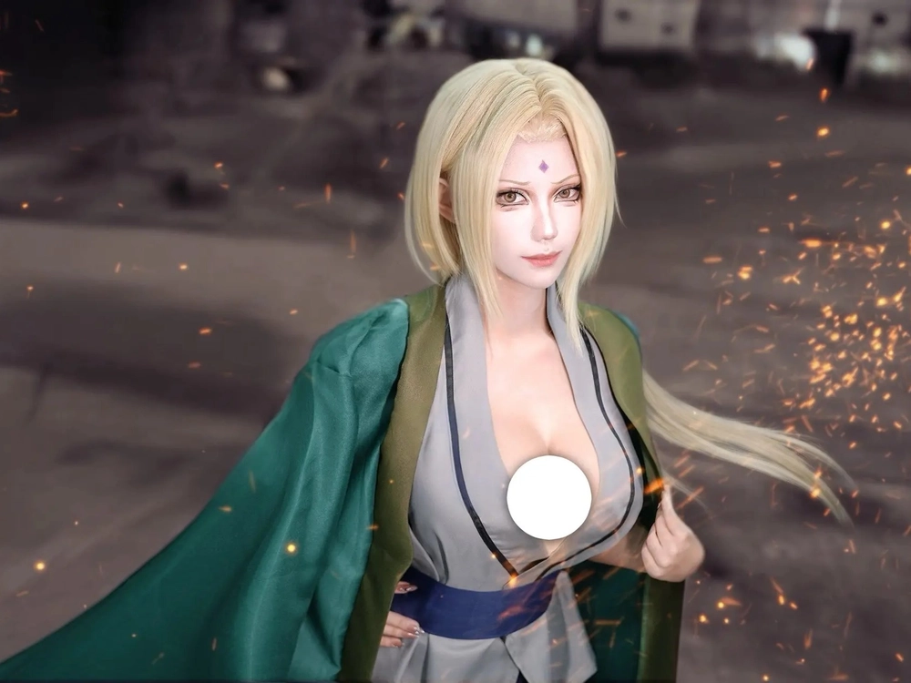 naruto cosplay tsunade cực ngầu 