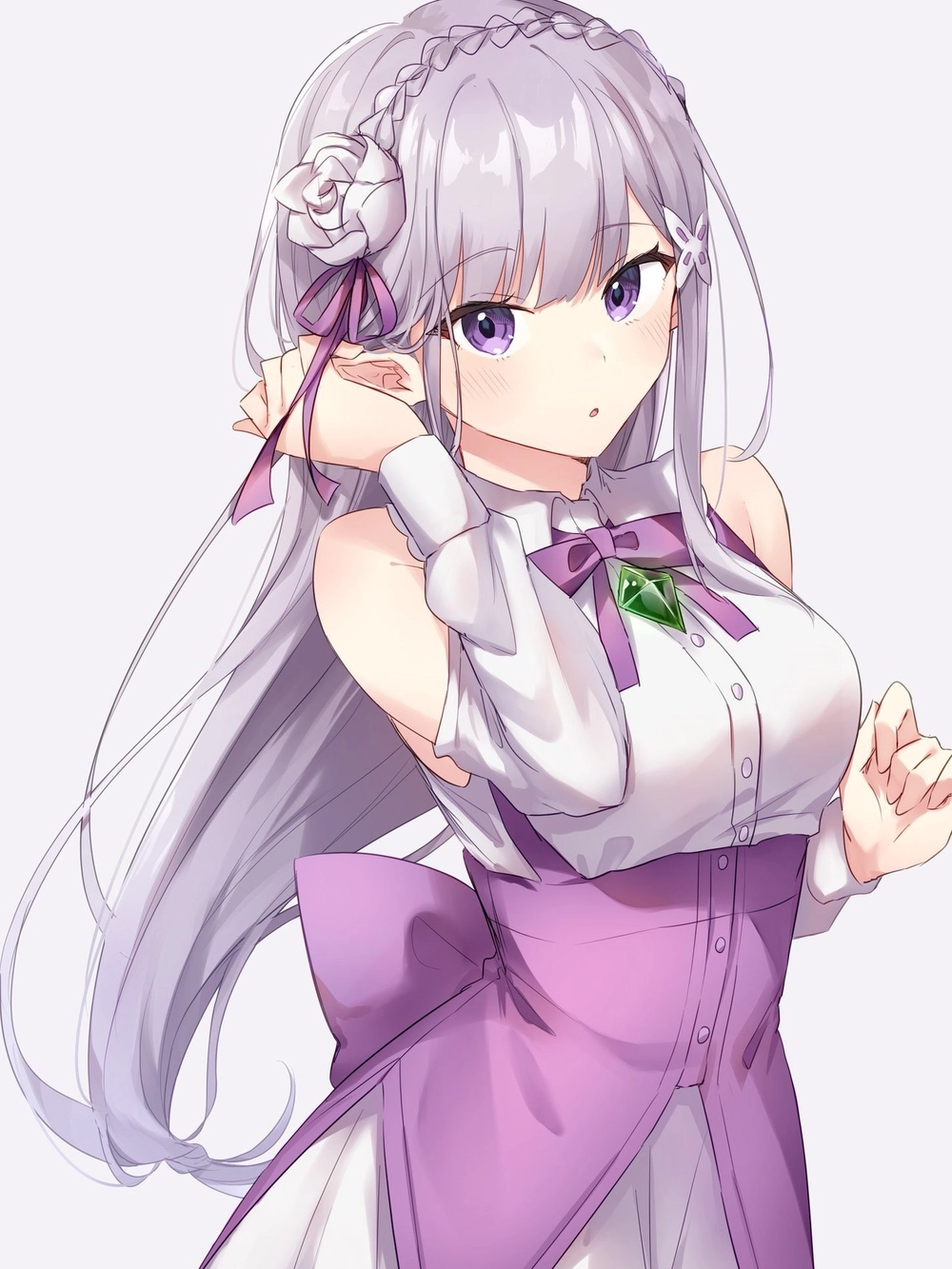  emilia re zero 4k đẹp