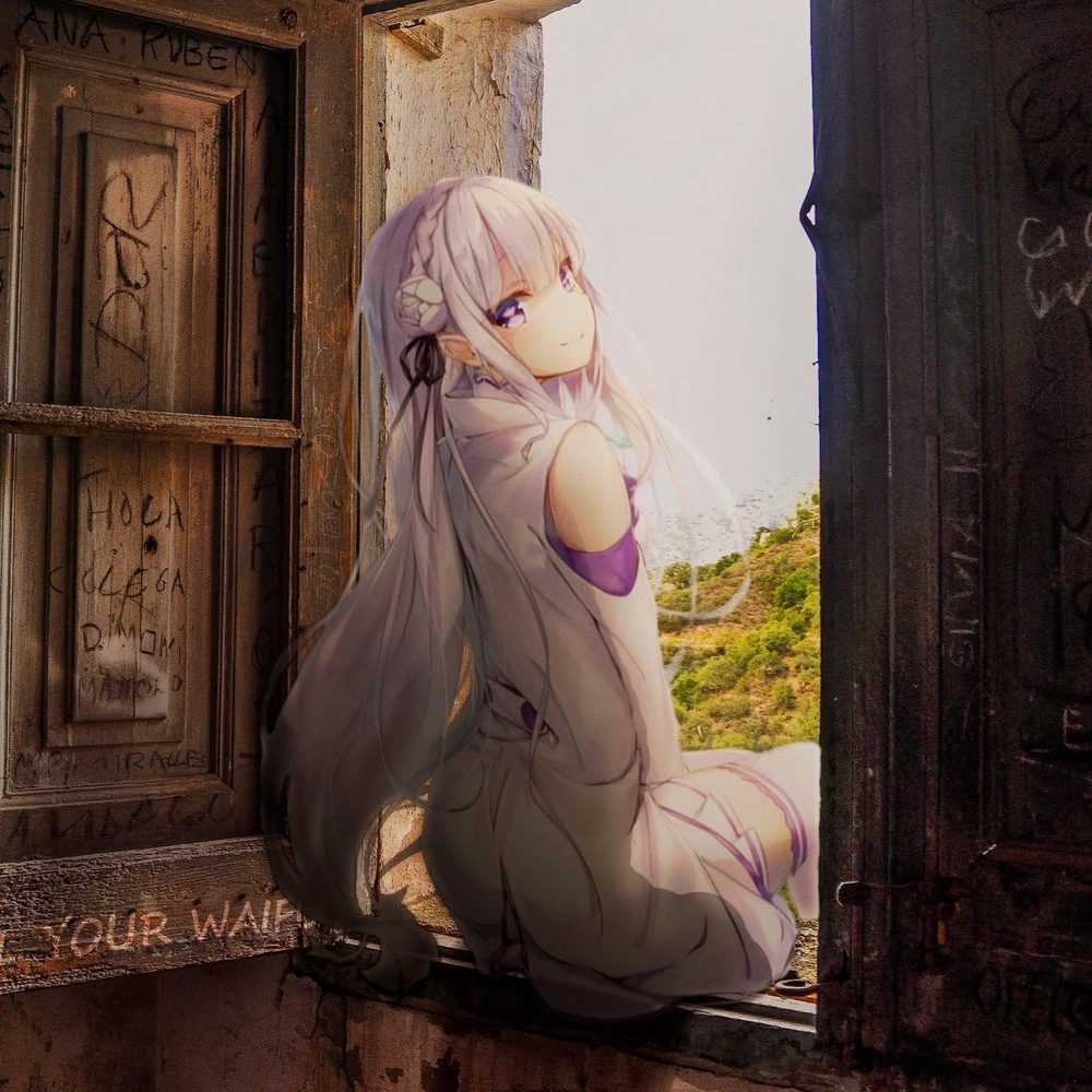 emilia re zero anime girl dễ thương 