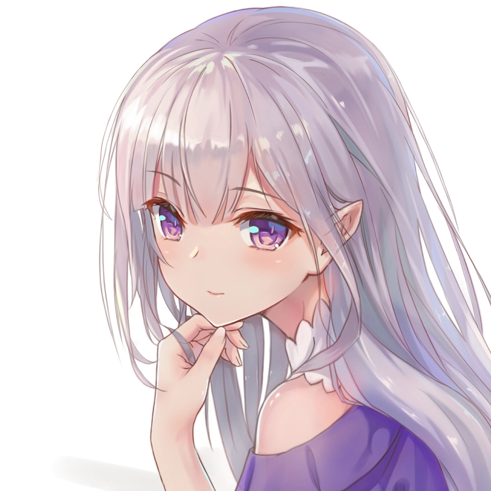 hình ảnh re zero emilia cute 