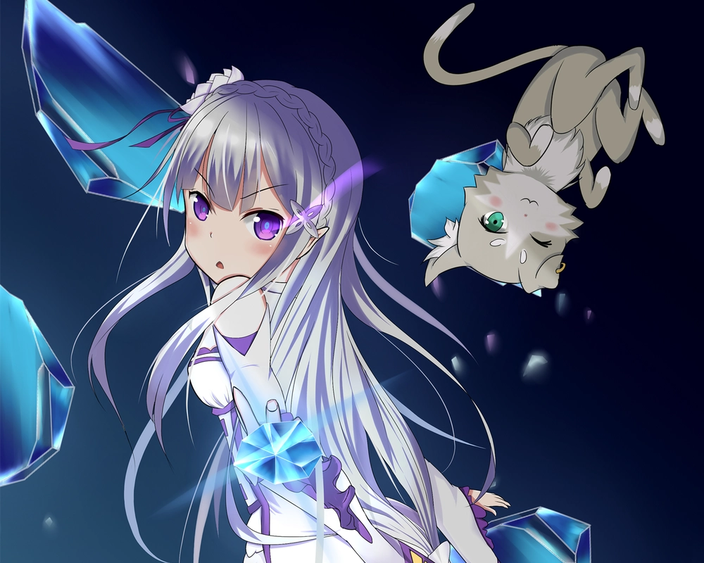 ảnh emilia re zero chất lượng cao cực chill 