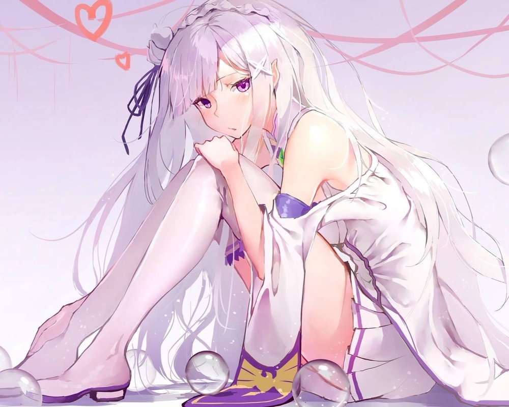 hình ảnh emilia re zero anime hot nhất 