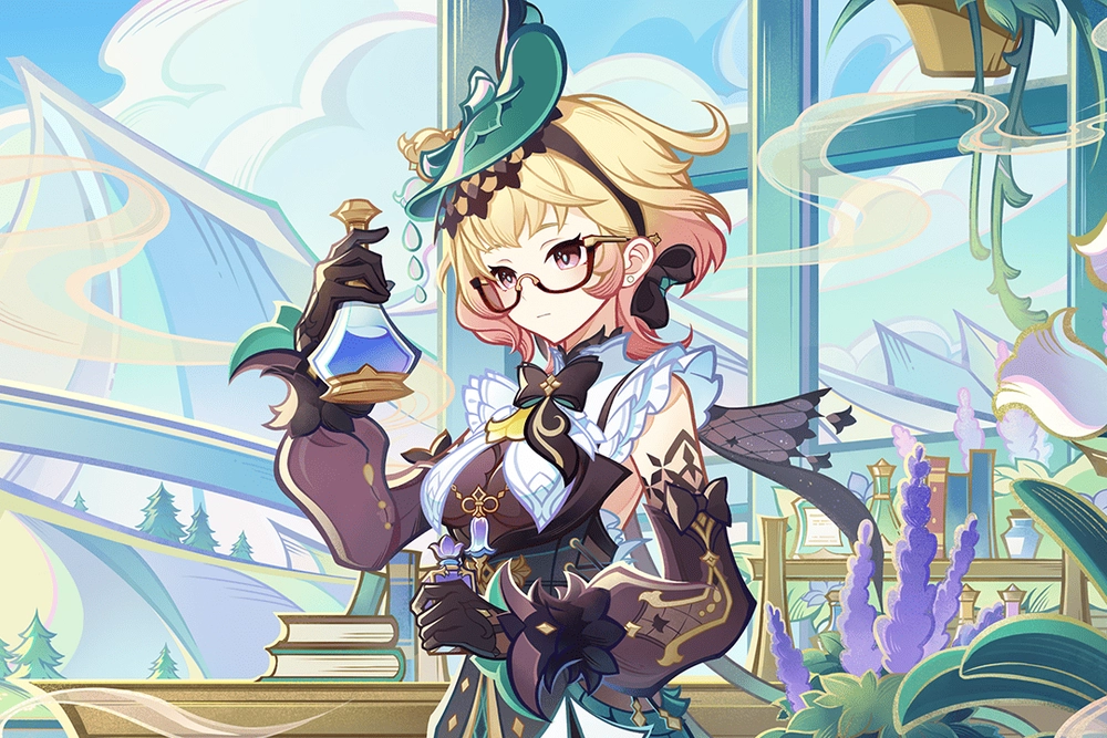 hình ảnh emilie genshin impact cute 
