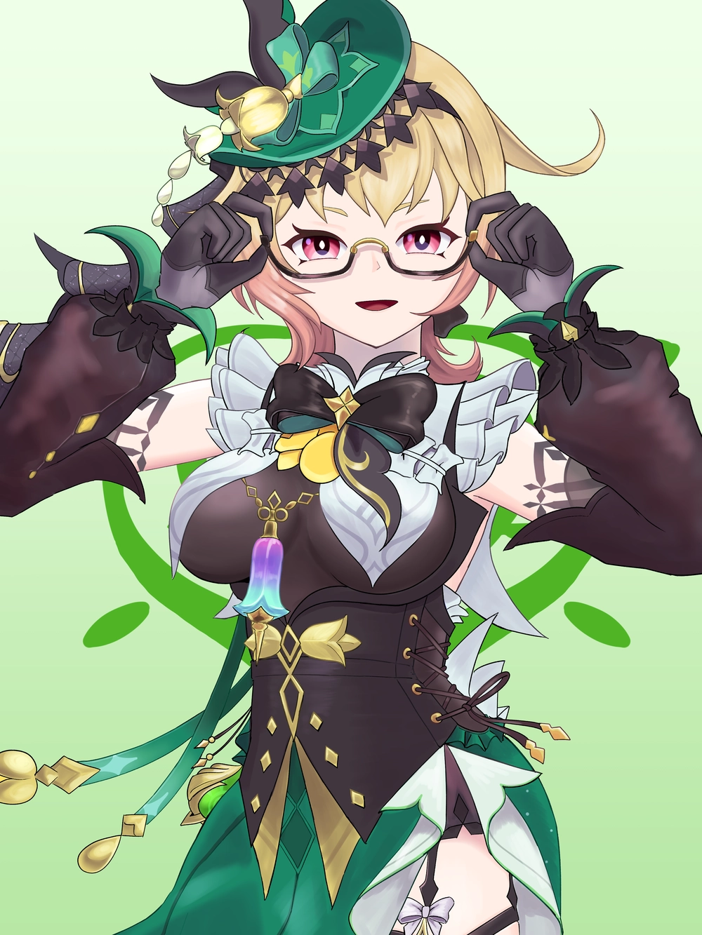 emilie genshin impact chibi cute 
