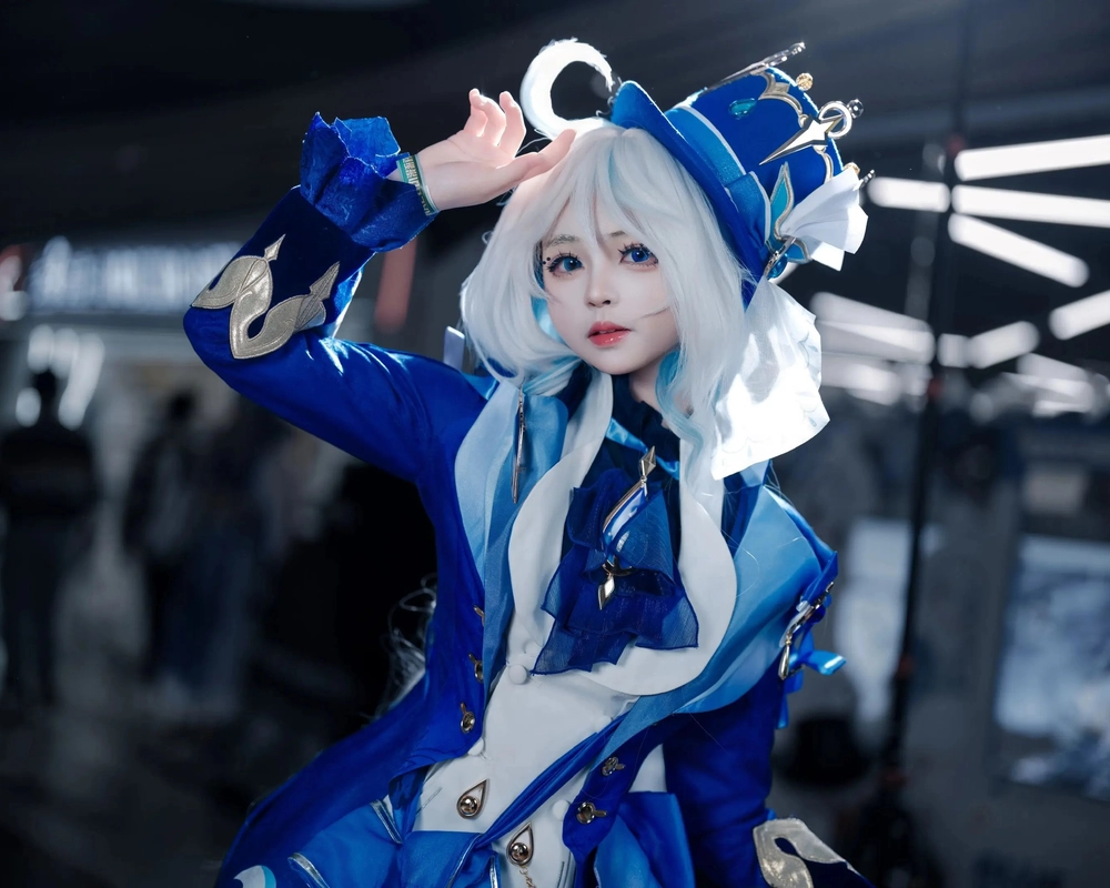 hình furina mermaid cosplay lung linh 
