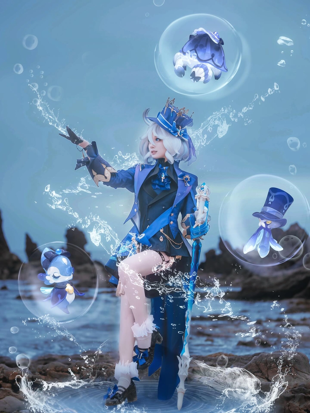 ảnh genshin furina cosplay đẹp mắt 
