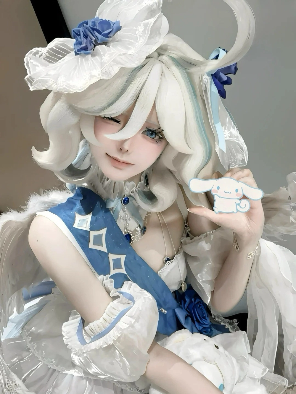 hình furina cosplay genshin tinh xảo 