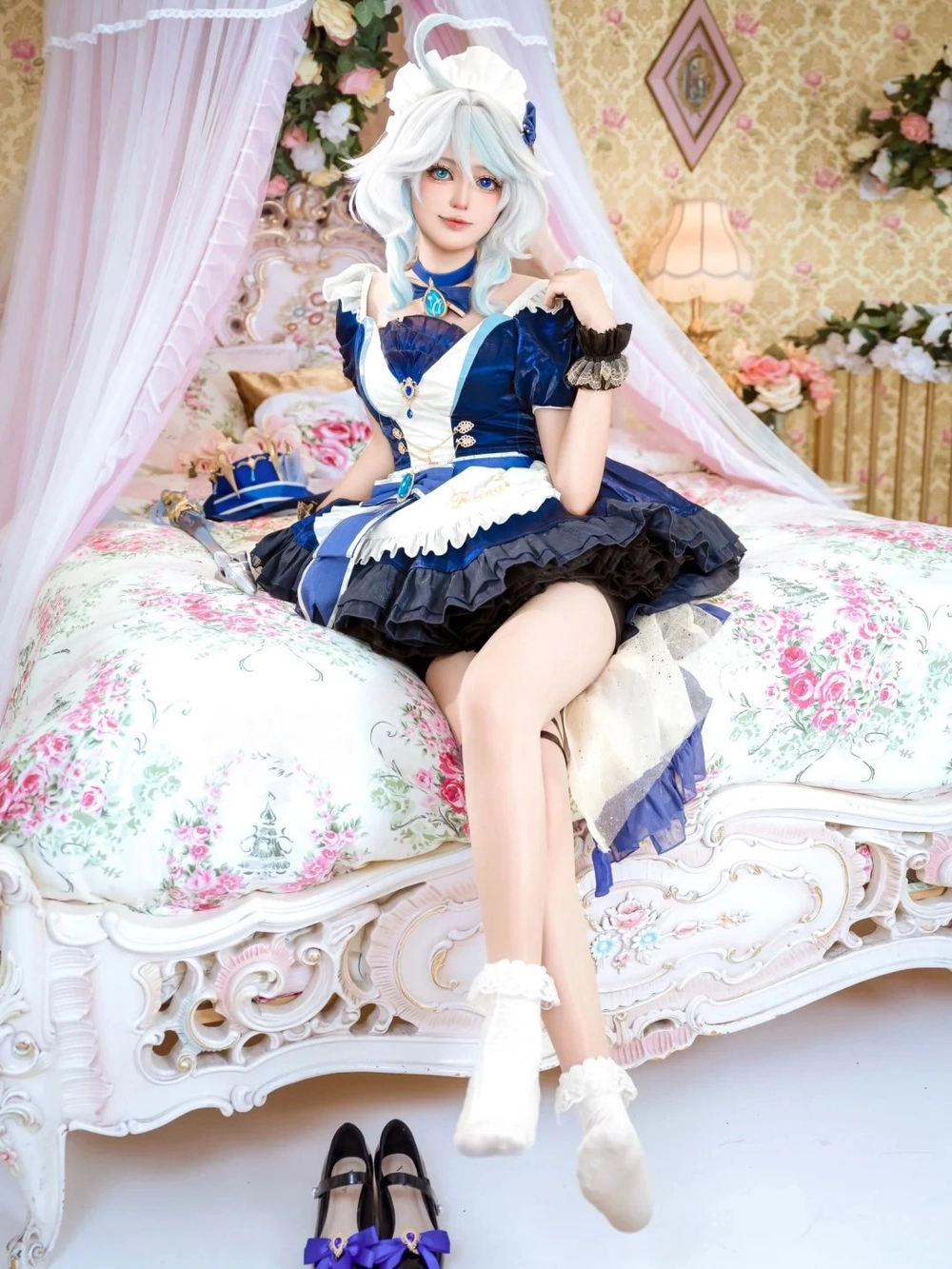 ảnh furina cosplay cute cực yêu 