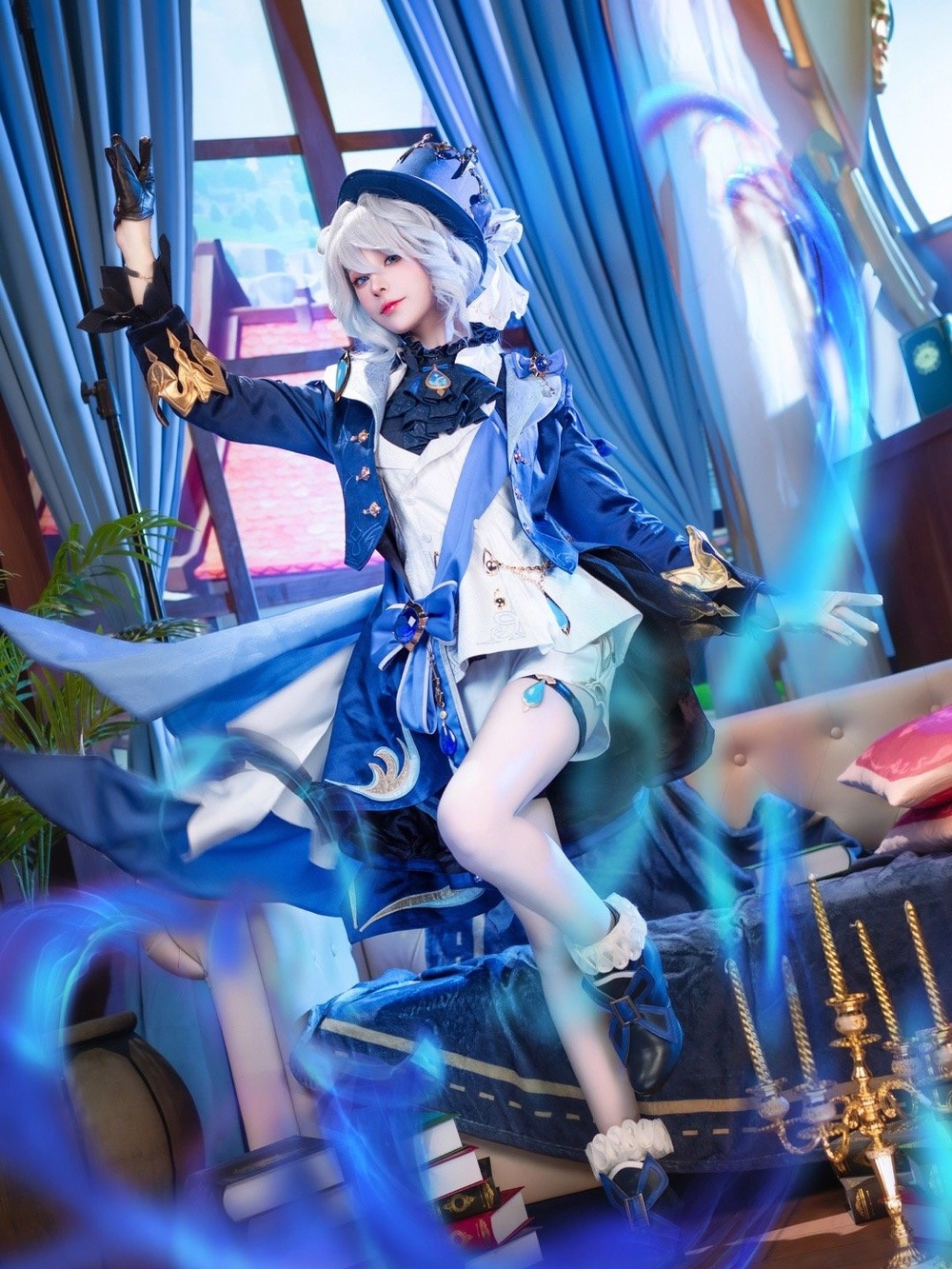 furina cosplay genshin đẹp mắt 