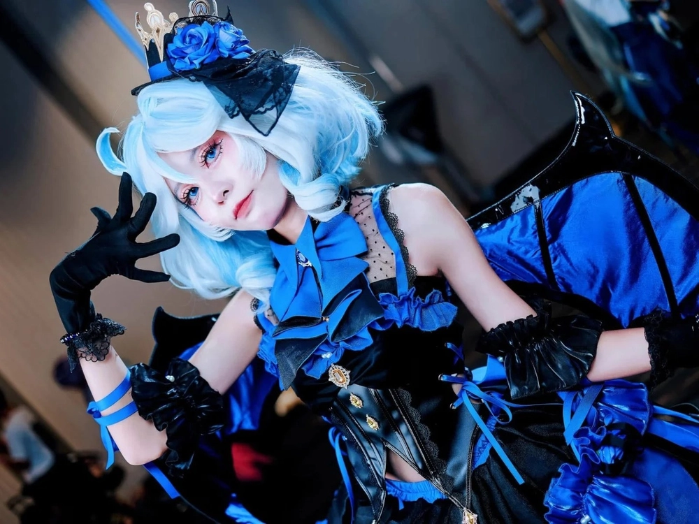 hình ảnh furina mermaid cosplay cực kỳ ấn tượng 