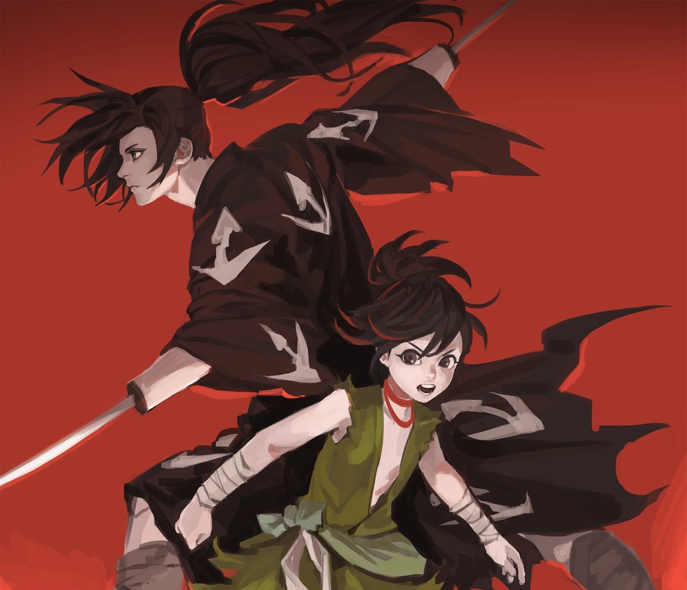 hyakkimaru x dororo cảnh hành động 